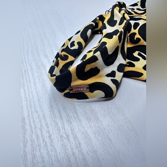 NWOT Bond-Eye Golden Leopard Print Sleek Bikini Bottom Sz XS - Picture 7 of 12